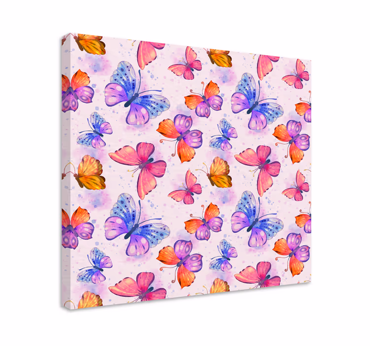 Dipinto farfalle acquerello colorato - TenStickers
