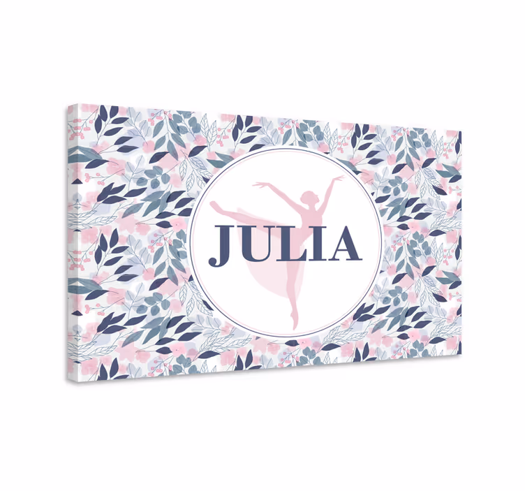Quadri persona e personaggi arte ballerina personalizzata - TenStickers