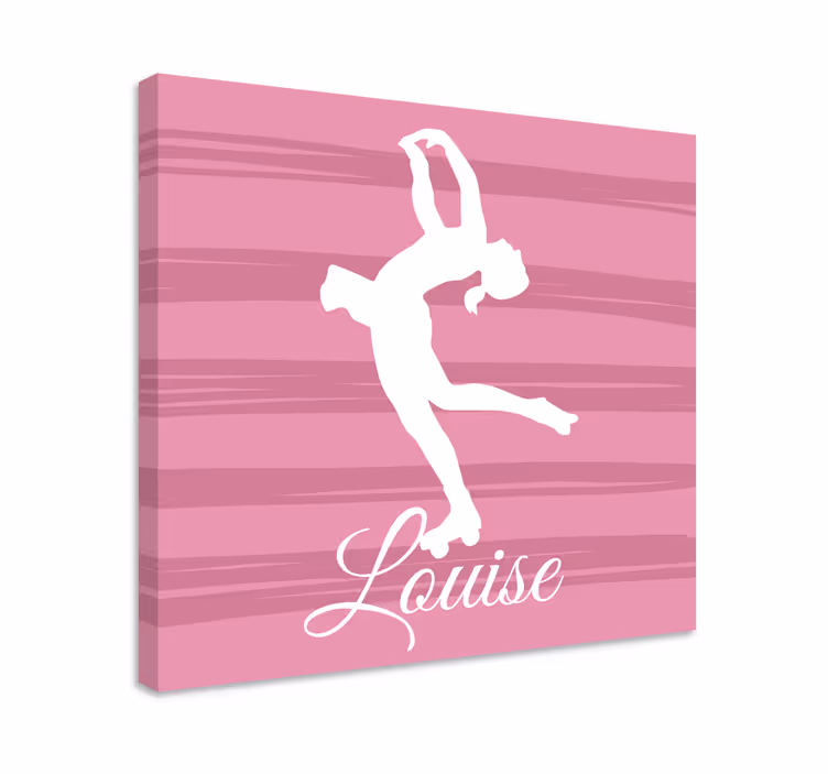 Quadro ballerina sagoma di danzatrice - TenStickers