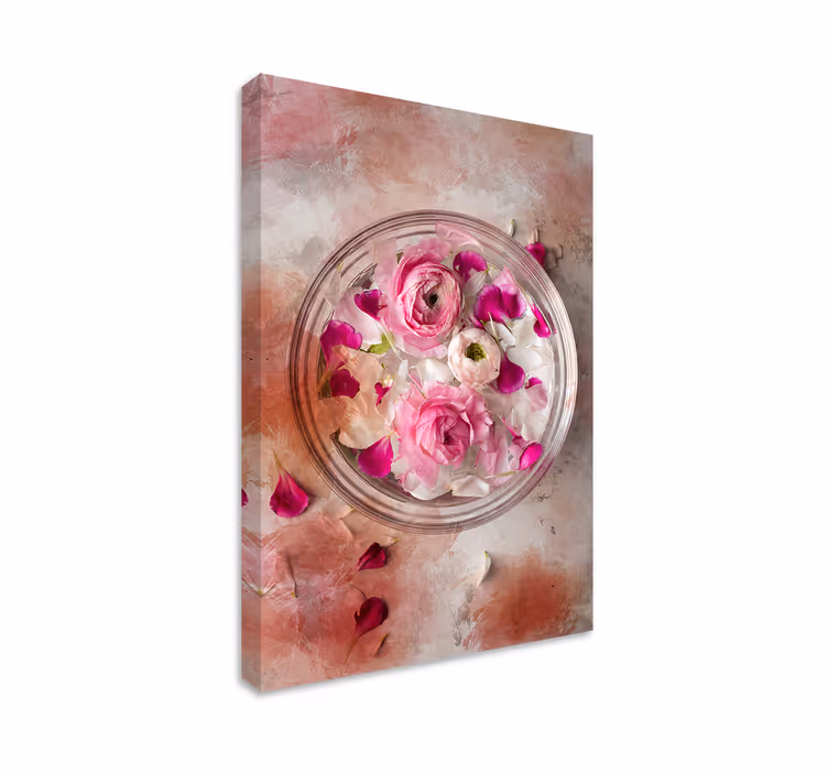 Dipinto fiori e piante vasi di fiori dipinti - TenStickers
