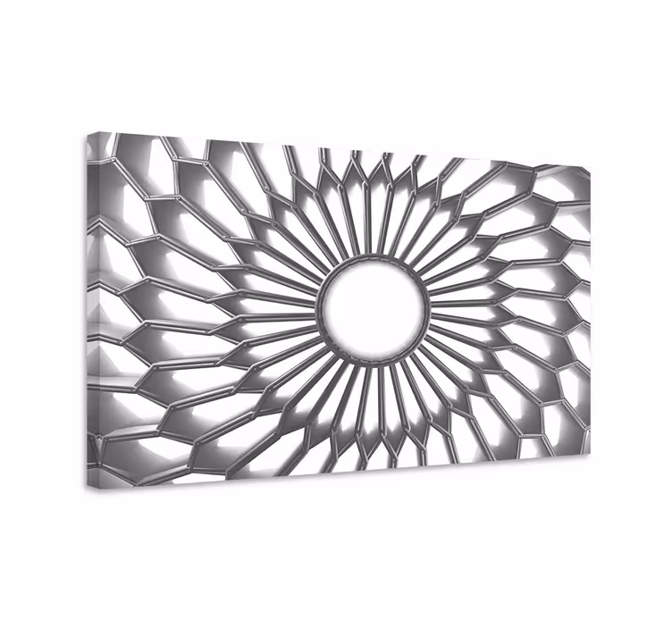 Quadro moderno stile mandala effetto 3d - TenStickers