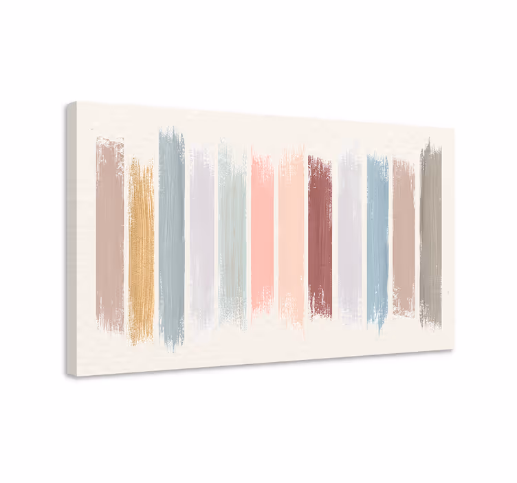 Quadro astratto pennellate astratte su tela - TenStickers
