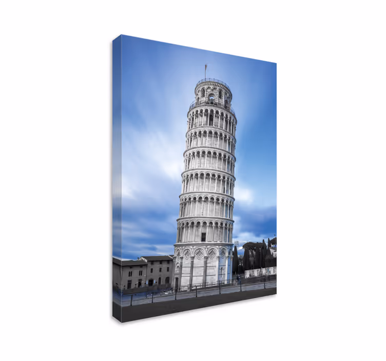 Quadro città e paesi torre pisana - TenStickers