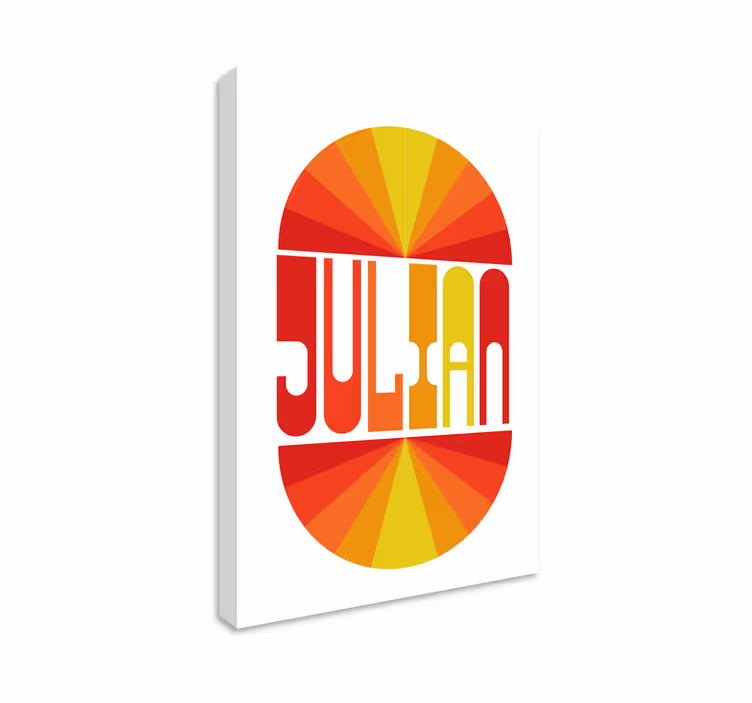 Quadro vintage nome personalizzato alba - TenStickers
