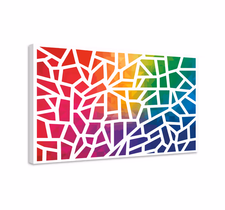 Quadro con mosaico di colori - TenStickers