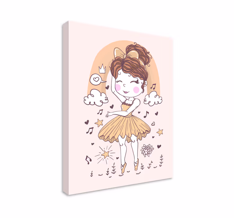 Quadro per bambini danza della gioia - TenStickers