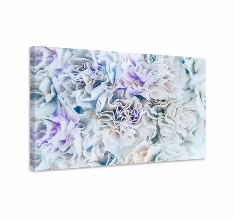 Dipinto fiori e piante fiori ghiacciati - TenStickers