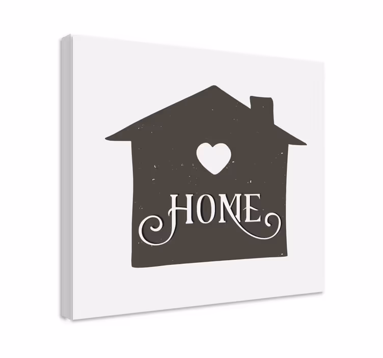 Quadro con frase espressione sincera per la casa - TenStickers