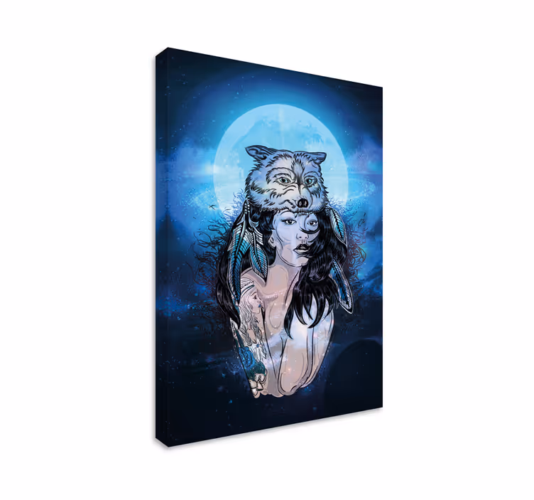 Quadro personaggio ritratto di donna mistica - TenStickers