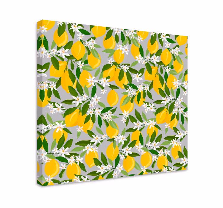 Quadro frutta e natura morta Modello albero di limone - TenStickers
