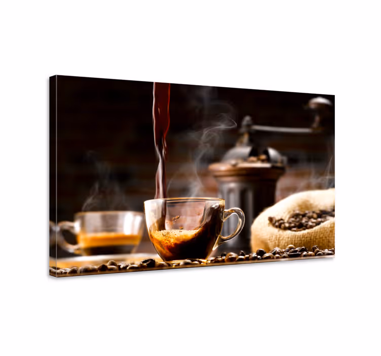 Quadro con tazze di caffè - TenStickers