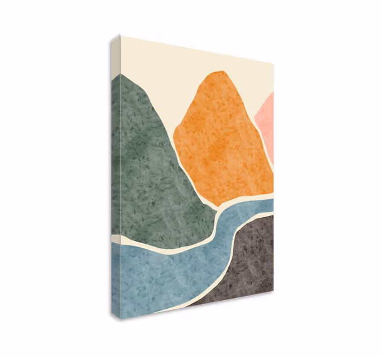 Quadro stile pittura astratta - TenStickers