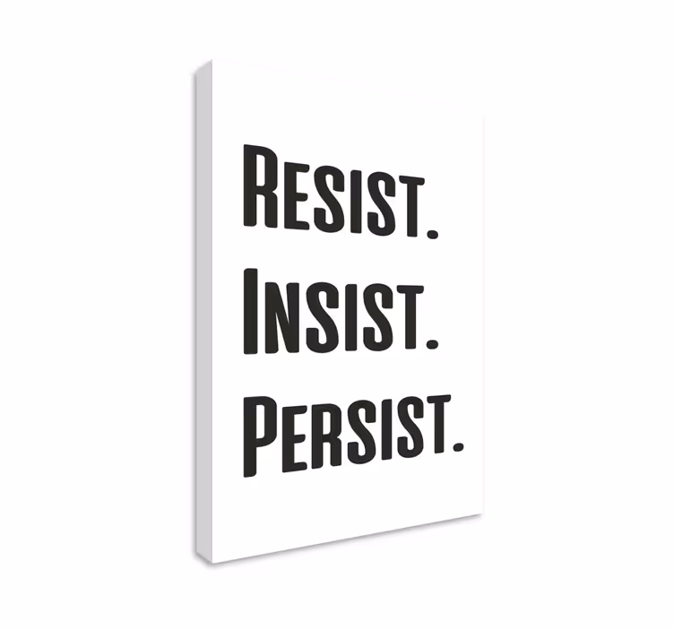 Quadro con frase messaggio di empowerment - TenStickers