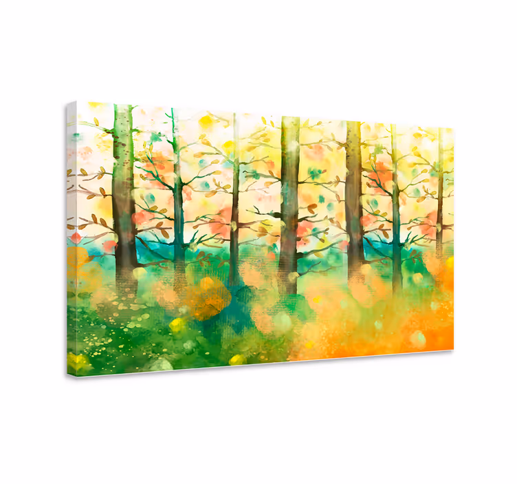 Quadro con alberi Albero multicolore - TenStickers