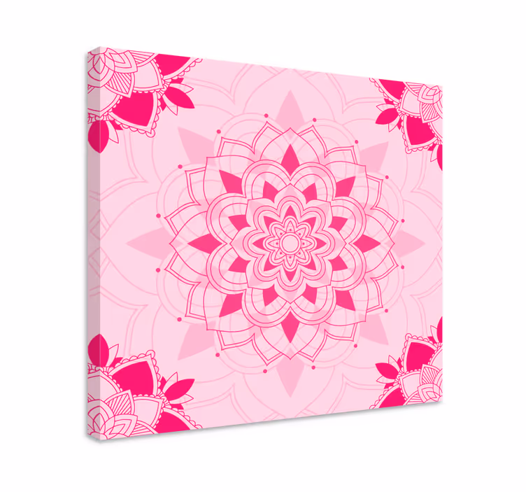 Dipinto zen mandala floreale intricato - TenStickers