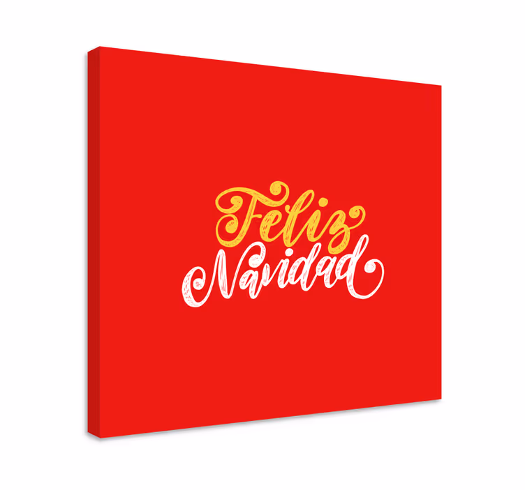 Quadro con frase buon natale saluto - TenStickers