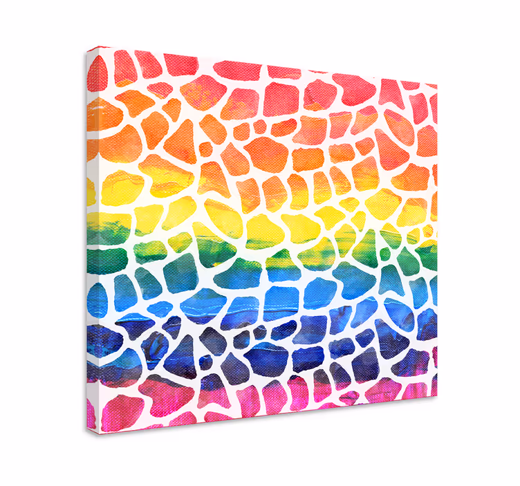 Dipinto frutta e natura morta mosaico vibrante - TenStickers