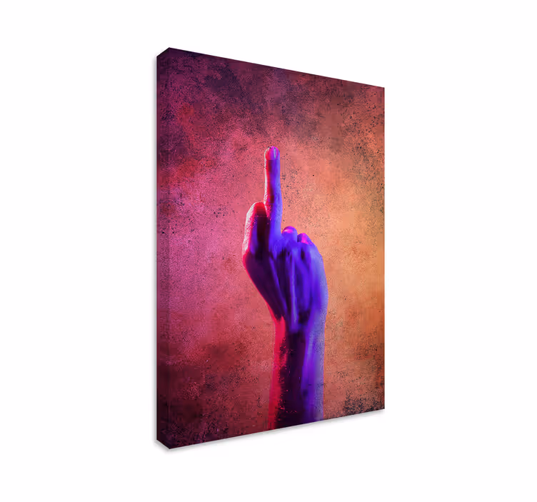 Quadro rustico gesto vividamente - TenStickers
