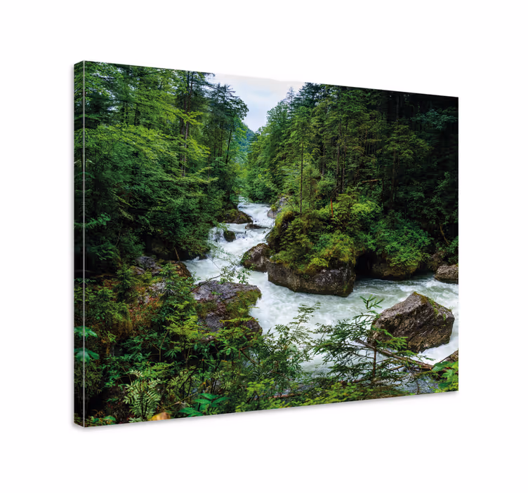 Quadro paesaggio fiume sereno - TenStickers