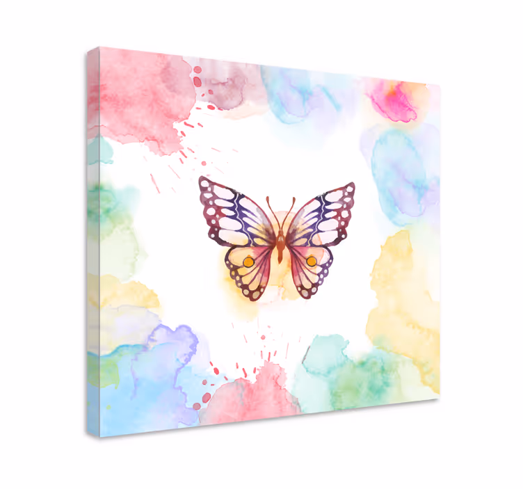 Dipinto farfalle farfalla artistica che svolazza - TenStickers