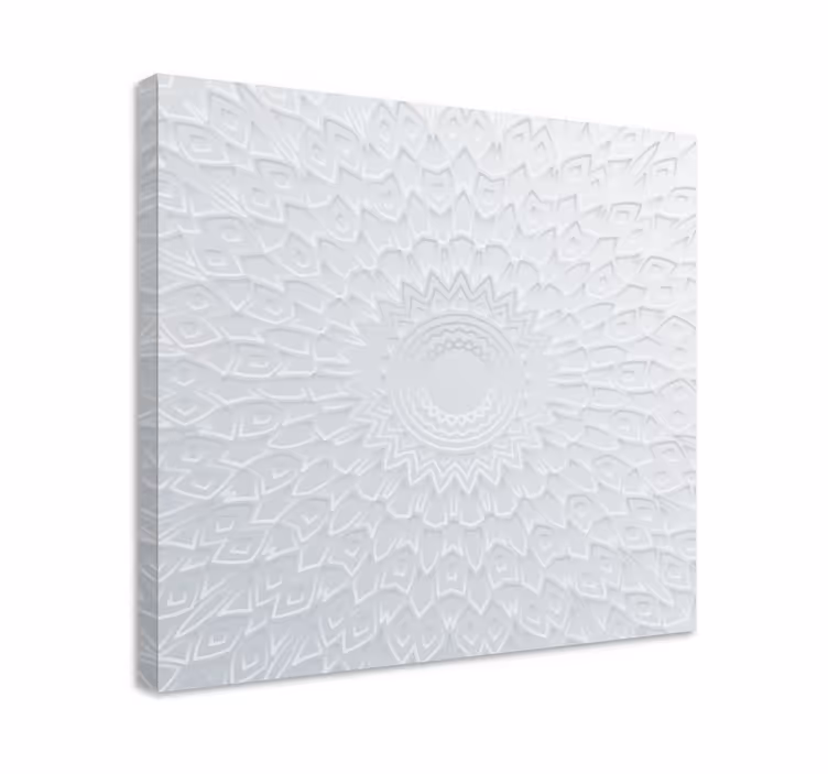 Quadro astratto motivo circolare intricato - TenStickers