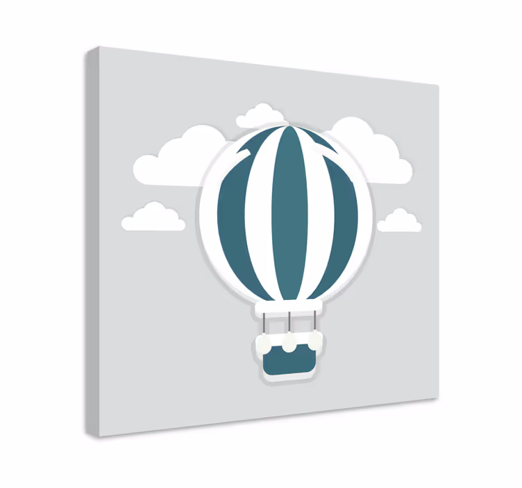 Quadro per cameretta mongolfiera - TenStickers