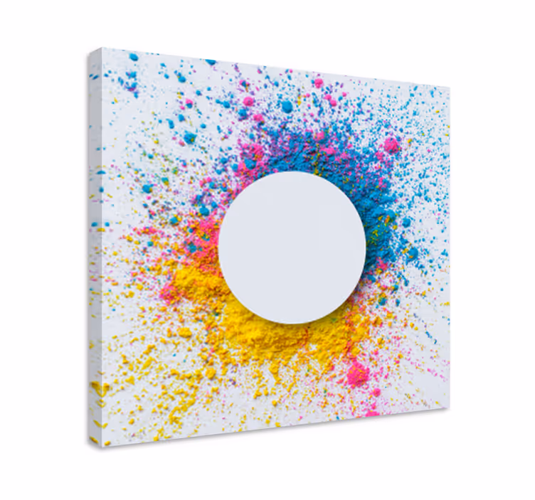 Quadro design ornamentale esplosione di colori - TenStickers