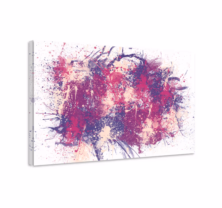 Quadro astratto splash astratto dinamico - TenStickers