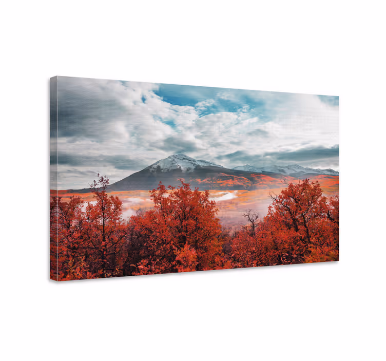 Quadro paesaggio vista maestosa sulle montagne - TenStickers