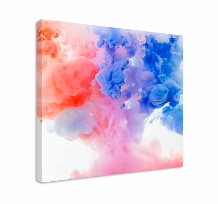 Quadro astratto vortici di nuvole colorate - TenStickers