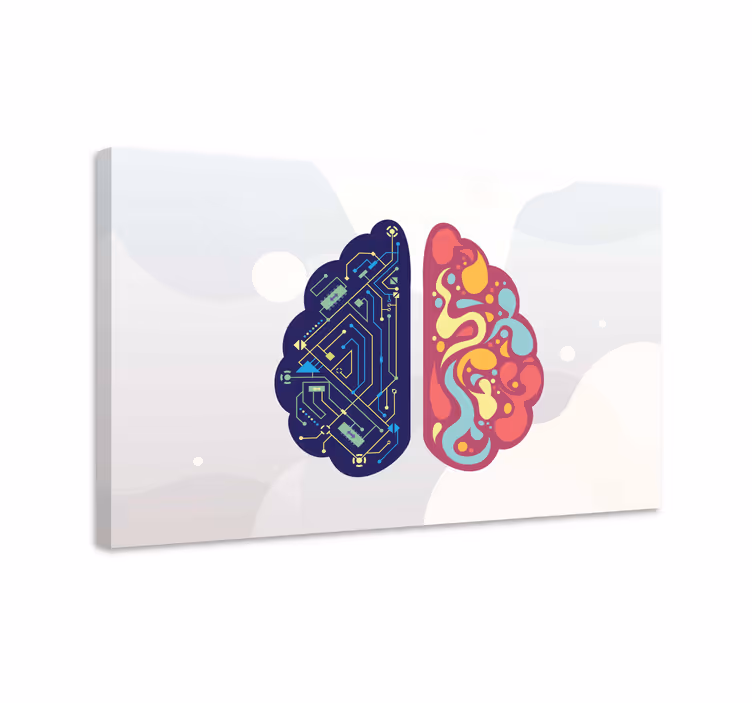 Dipinto frutta e natura morta design a due cervelli - TenStickers