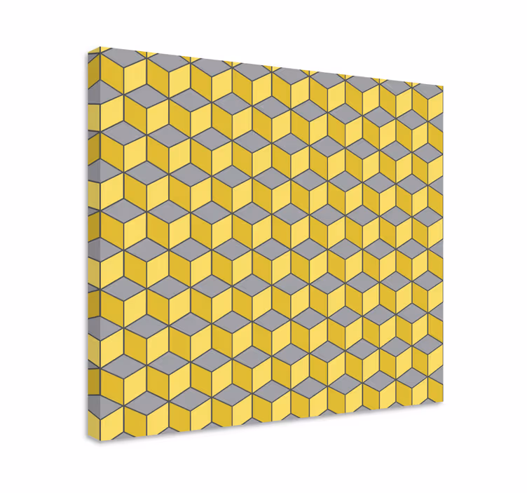 Quadro con cubi effetto 3d - TenStickers
