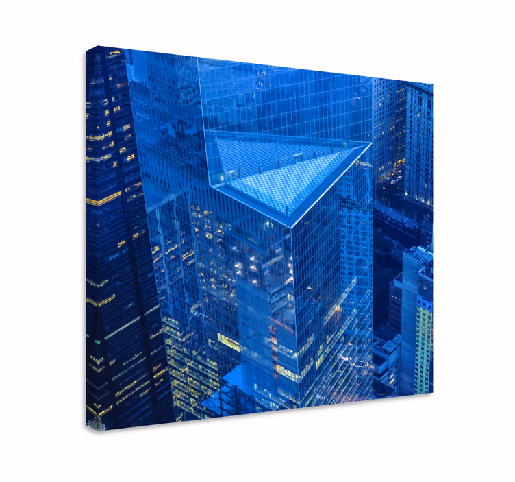 Quadro città e paesi architettura urbana moderna - TenStickers