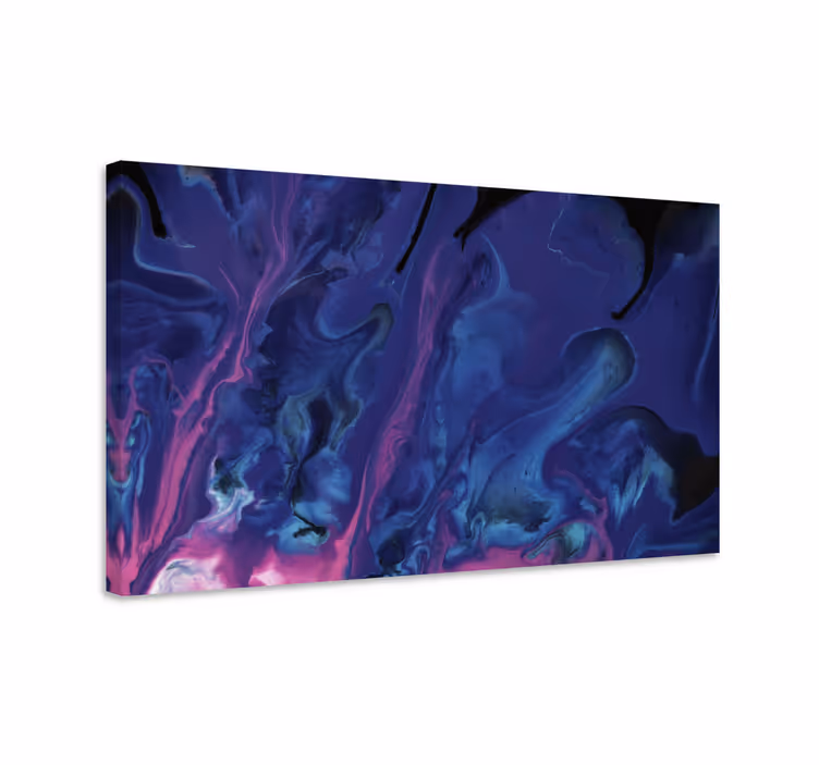 Quadro moderno Sfumatura viola e blu - TenStickers