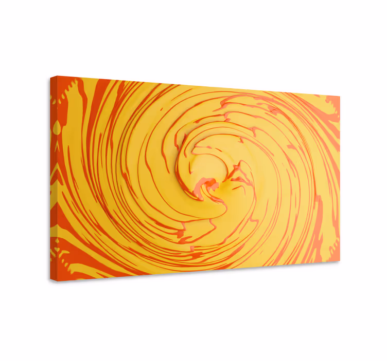 Quadro astratto movimento a spirale vibrante - TenStickers