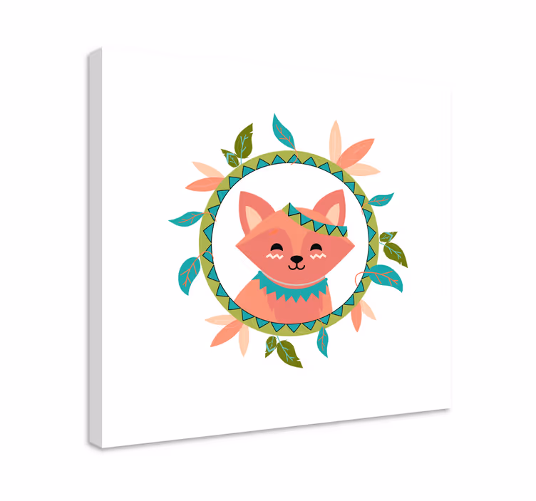 Quadro gatto ritratto di volpe affascinante - TenStickers