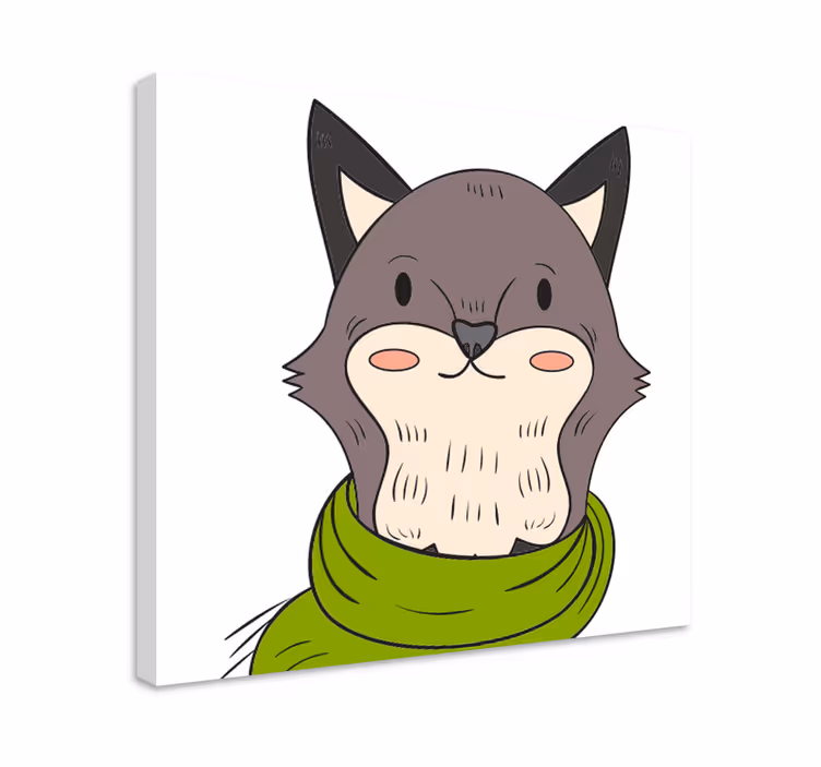 Quadro con animali e insetti personaggio amichevole - TenStickers