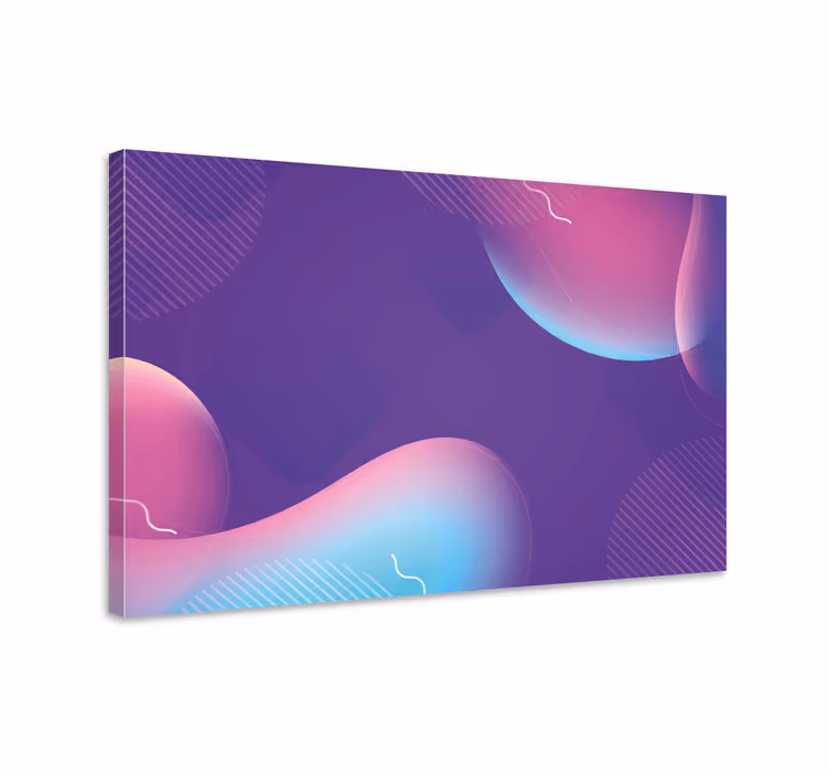 Quadro moderno forme fluide astratte - TenStickers