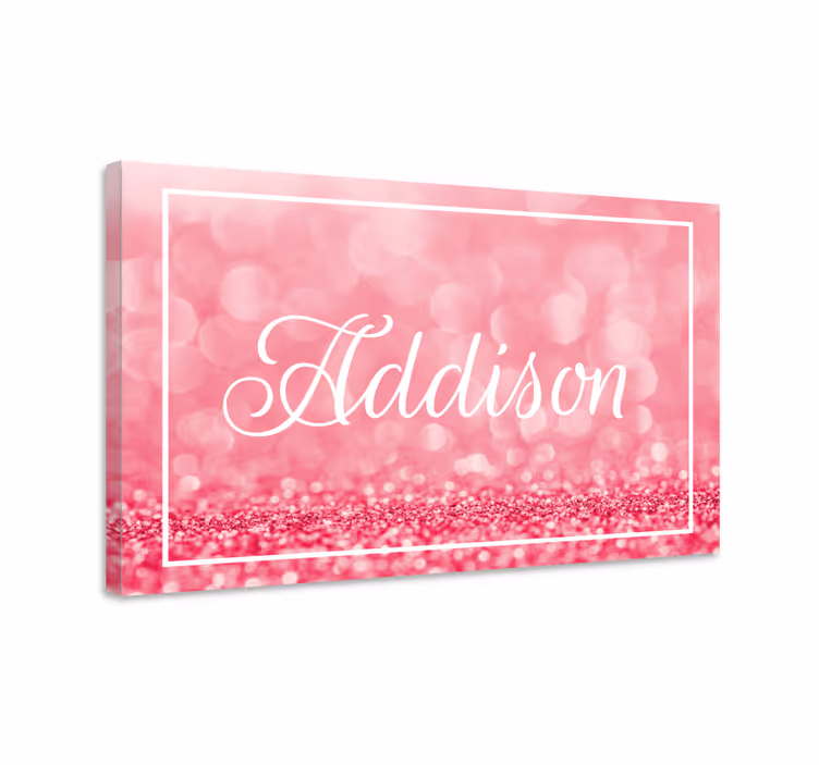 Quadro personalizzabile Fluido sfumato rosa brillante - TenStickers