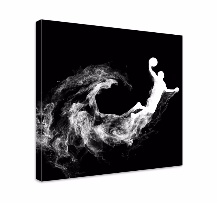 Quadri sportivi movimento dinamico di basket - TenStickers