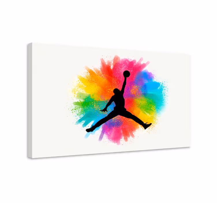 Quadro per ragazzi Michael jordan basket cool - TenStickers