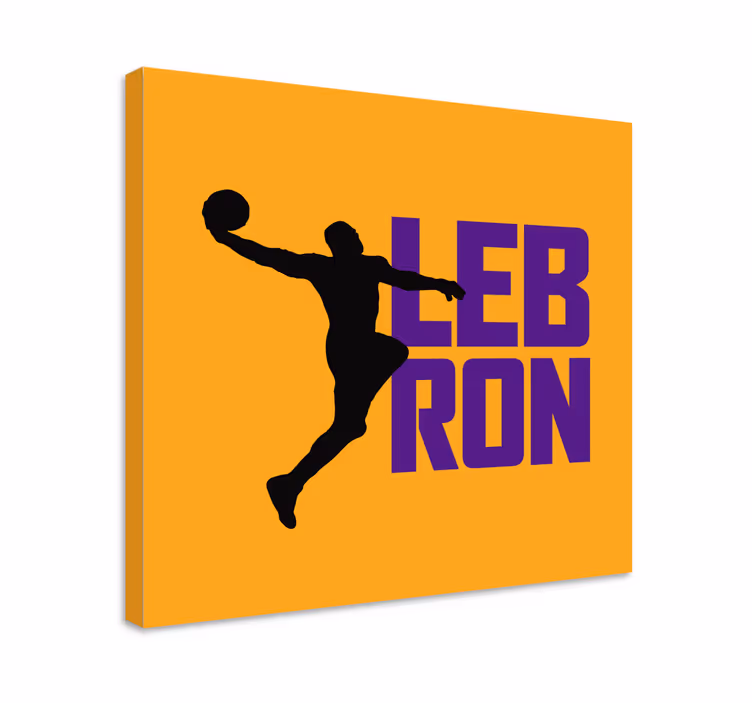 Quadri sportivi giocatore di basket dinamico - TenStickers