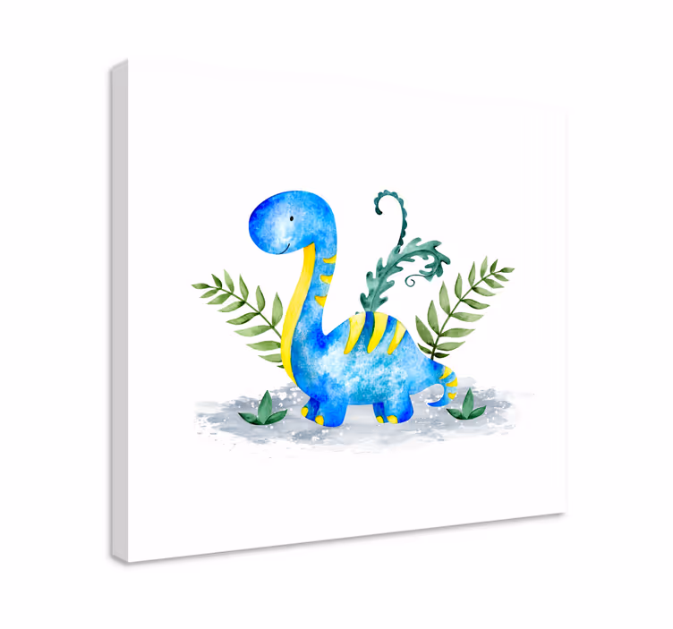 Dipinto dinosauri personaggio dinosauro carino - TenStickers
