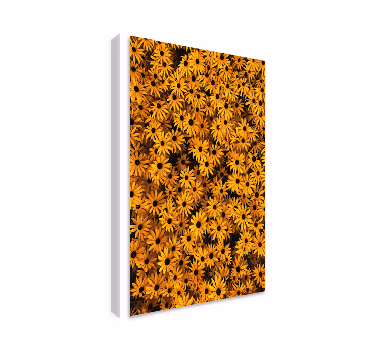 Dipinto fiori e piante flora gialla vibrante - TenStickers
