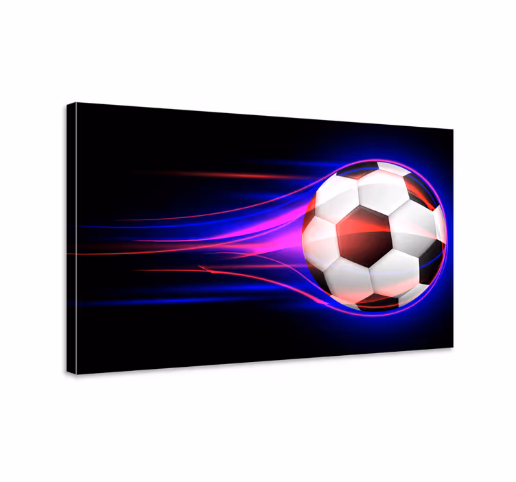 Quadri sportivi movimento dinamico del calcio - TenStickers