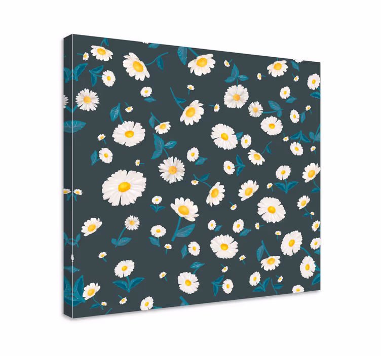 Dipinto fiori e piante modello margherita - TenStickers
