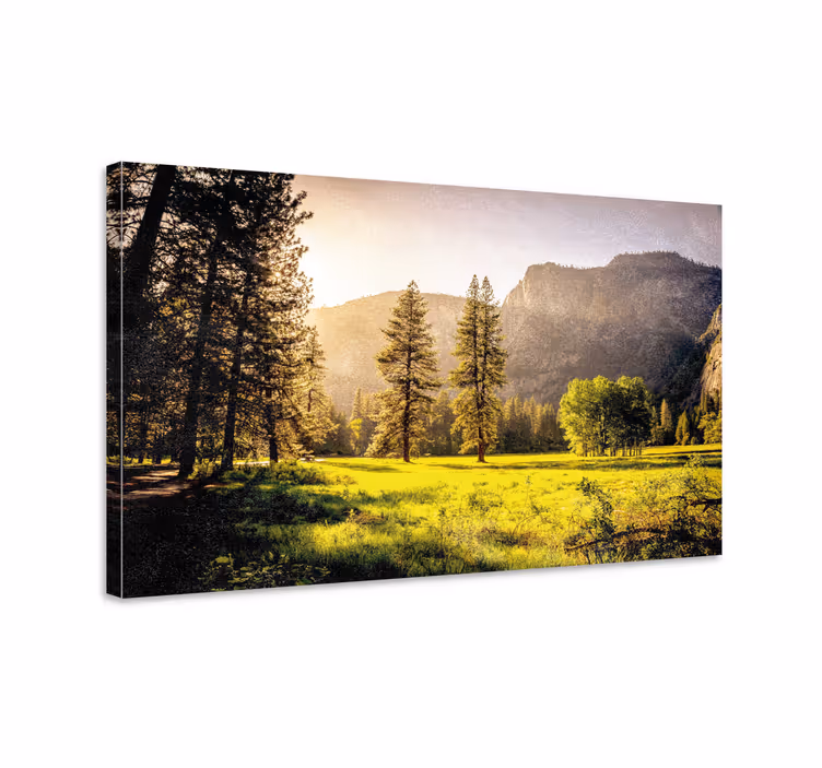 Quadro paesaggio scenari montani maestosi - TenStickers