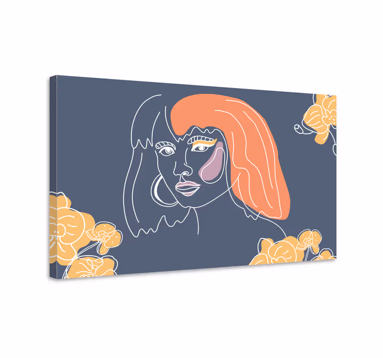 Quadri persona e personaggi immagine botanica concettuale - TenStickers