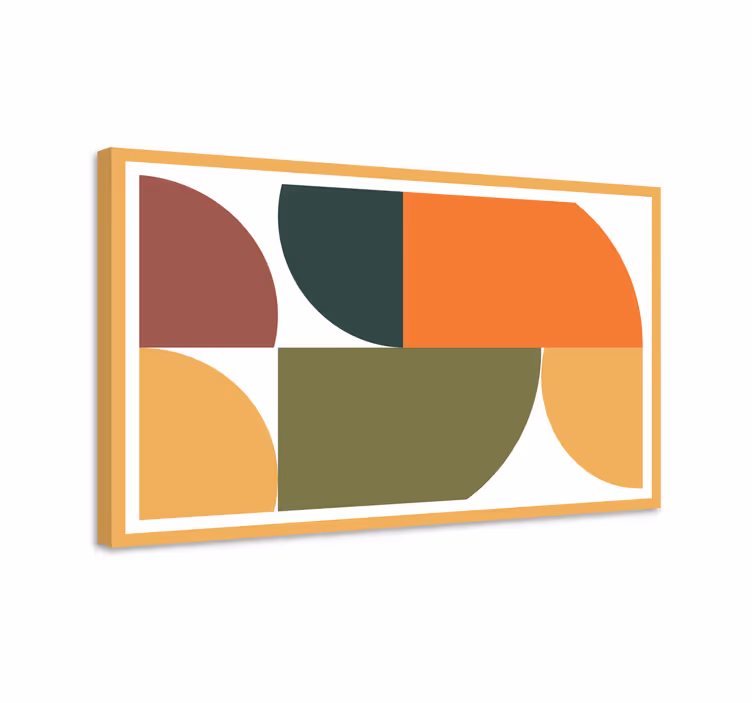 Quadro moderno composizione di forma geometrica - TenStickers