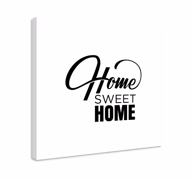 Quadro con frase dimora confortevole - TenStickers